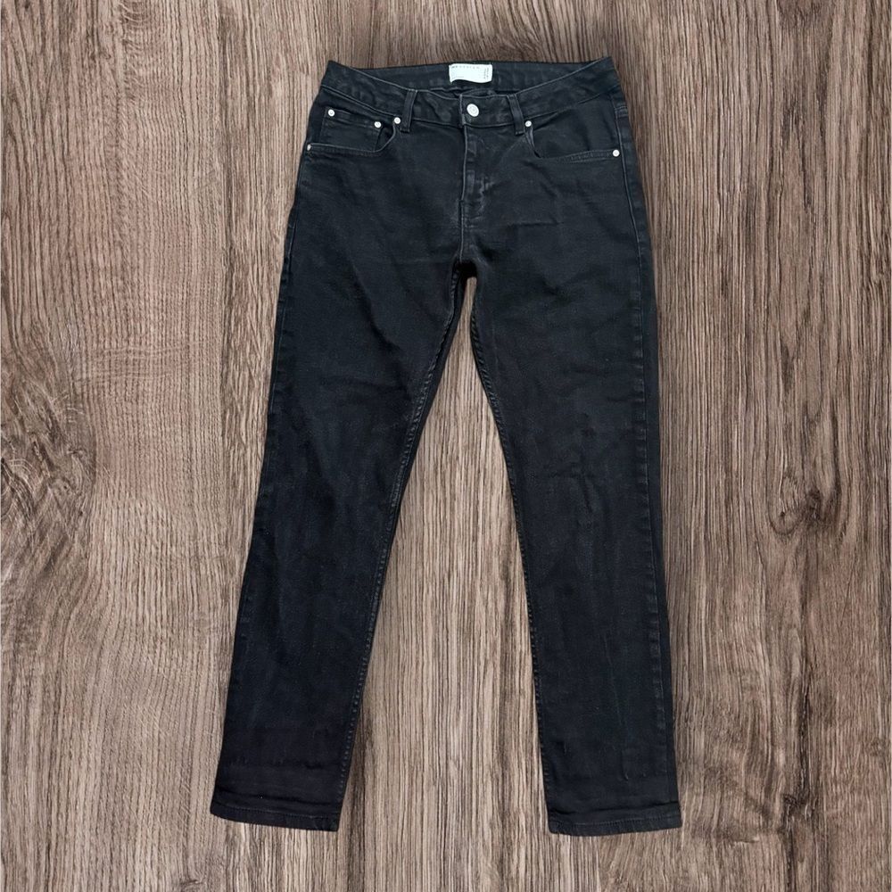 ASOS DESIGN Black Slim Fit Jeans Men’s 32x28 (Tag 32x30) Modern Stretch Denim
